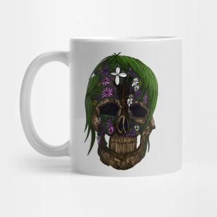 Plant Skull Mug